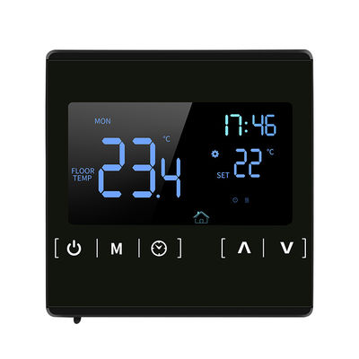 qualidade  Warm Time Display LCD Touch Screen Floor Heating Room Thermostat AC85-240V Water Heating Temperature Controller fábrica