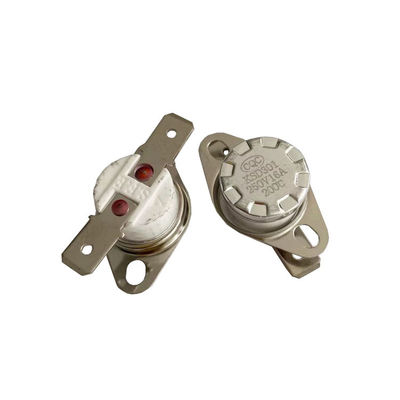 qualidade  CQC KSD301/302 Ceramic Jump Thermostat 16A 250V 40~260C Sudden Normally Closed Normally Closed Thermal Switch fábrica